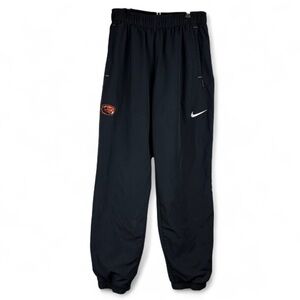Nike Black Pants with Orange and White Accents